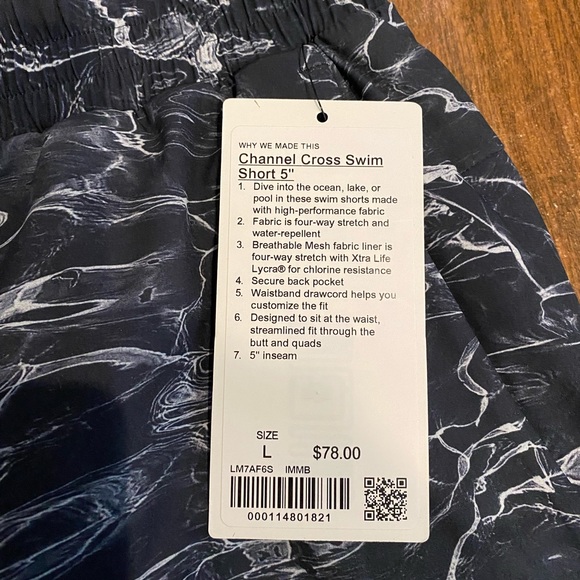 🔥FINAL SALE🔥 NWT Lululemon Swim Shorts - Picture 9 of 9